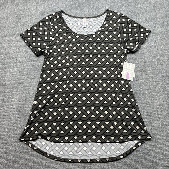 LulaRoe Lot of 2 Classic T-Shirt Womens M Multicolor Geometric Short Sleeve New - Picture 5 of 7